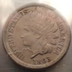 1863 Indian Cent during the Civil War